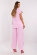 Spodnie Komplet Model DHJ-KMPL-9370.87 Light Pink - Italy Moda Italy Moda