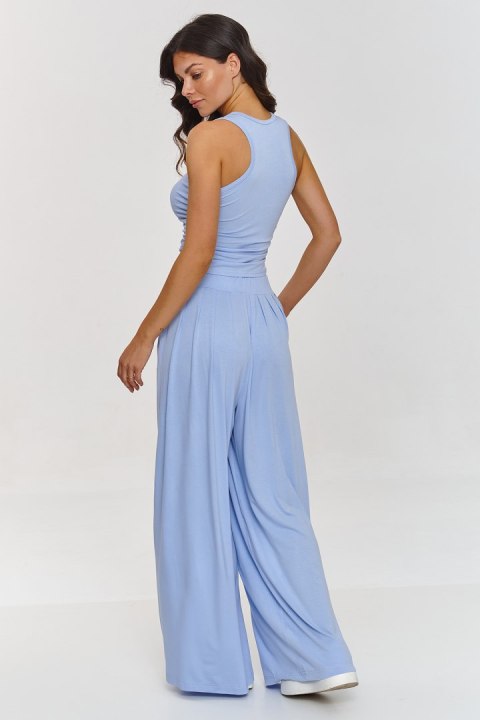 Spodnie Komplet Model M871 Błękit - Makadamia Makadamia