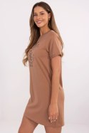 Sukienka Model D12063M02382C Light Brown - Sublevel Sublevel Sukienka Model D12063M02382C Light Brown - Sublevel Sublevel
