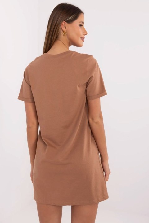 Sukienka Model D12063M02382C Light Brown - Sublevel Sublevel Sukienka Model D12063M02382C Light Brown - Sublevel Sublevel