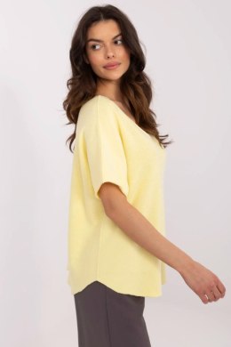 Sweter Damski Model MO-SW-0702.36 Light Yellow - Italy Moda Italy Moda