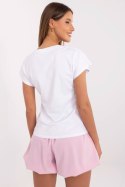 Tshirt Damski Model NM-TS-NG25282.20P White/Pink - NM NM