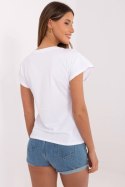 Tshirt Damski Model NM-TS-NG25282.20P White/ellow - NM NM