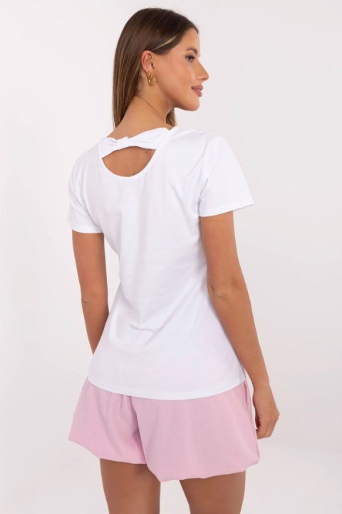 Tshirt Damski Model NM-TS-NG25285.74P White/Pink - NM NM