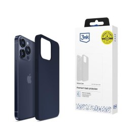 Etui na Apple iPhone 15 Pro Max - 3mk Silicone Case Dark Navy 3mk Protection