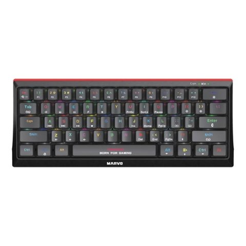 Klawiatura przewodowa Marvo Hecate 61B BK TKL 60% Mechaniczna Gaming RGB Marvo