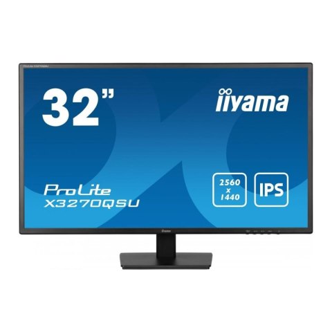 Monitor iiyama 31,5" ProLite X3270QSU-B1 IPS 2xHDMI DP głośniki Iiyama Monitor iiyama 31,5" ProLite X3270QSU-B1 IPS 2xHDMI DP głośniki Iiyama