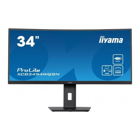 Monitor iiyama 34" ProLite XCB3494WQSN-B5 VA HDMI DP USB-C głośniki Iiyama Monitor iiyama 34" ProLite XCB3494WQSN-B5 VA HDMI DP USB-C głośniki Iiyama