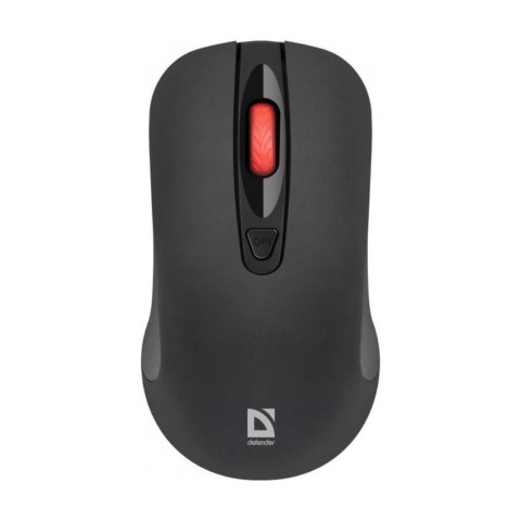Mysz bezprzewodowa Defender NEXUS MS-195 optyczna bezklikowa silent 1600dpi czarna Defender Mysz bezprzewodowa Defender NEXUS MS-195 optyczna bezklikowa silent 1600dpi czarna Defender
