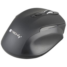 Mysz bezprzewodowa Techly USB 2.4GHz RF 1600dpi optyczna czarna Techly
