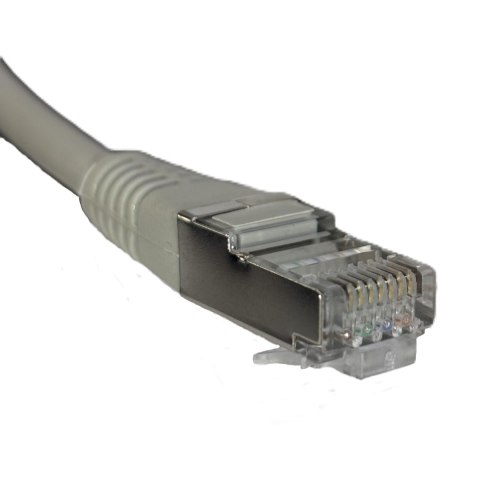 Patchcord RJ45, kat. 6 FTP F/UTP, 3m, Netrack, szary NETRACK Patchcord RJ45, kat. 6 FTP F/UTP, 3m, Netrack, szary NETRACK