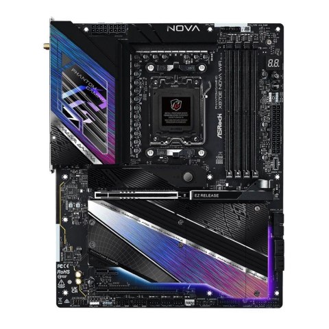 Płyta ASrock X870E NOVA WIFI /AMD X870/DDR5/SATA3/M.2/USB4/PCIe5.0/AM5/ATX ASRock Płyta ASrock X870E NOVA WIFI /AMD X870/DDR5/SATA3/M.2/USB4/PCIe5.0/AM5/ATX ASRock