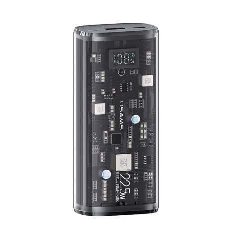 Powerbank Usams CD189 9000mAh 20W 1xUSB-C PD + 1xUSB-A Fast Charge -czarny USAMS Powerbank Usams CD189 9000mAh 20W 1xUSB-C PD + 1xUSB-A Fast Charge -czarny USAMS