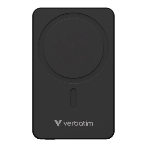 Powerbank Verbatim Charge 'n' Go Essentials Magnetic Wireless 5000mAh USB-C PD 3.0 Black Verbatim