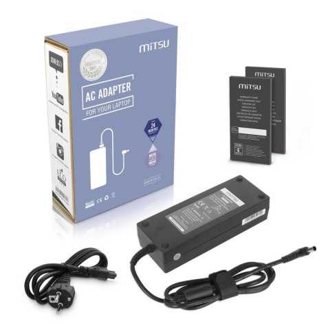 Zasilacz sieciowy Mitsu 19.5v 6.2a (6.5x4.4 pin) 120W do notebooka Sony Mitsu Zasilacz sieciowy Mitsu 19.5v 6.2a (6.5x4.4 pin) 120W do notebooka Sony Mitsu
