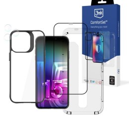 Zestaw ochronny do iP 14 Pro Max - Etui na telefon, szkło, lensy 3mk Comfort Set 4in1 3mk Protection
