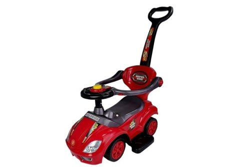 Jeździk z Pchaczem Mega Car 3w1 Czerwony LEAN CARS Jeździk z Pchaczem Mega Car 3w1 Czerwony LEAN CARS