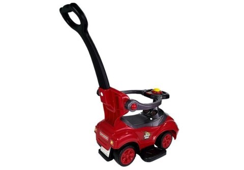Jeździk z Pchaczem Mega Car 3w1 Czerwony LEAN CARS Jeździk z Pchaczem Mega Car 3w1 Czerwony LEAN CARS