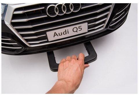 Pojazd na Akumulator Audi Q5 Policja Czarny LEAN CARS Pojazd na Akumulator Audi Q5 Policja Czarny LEAN CARS