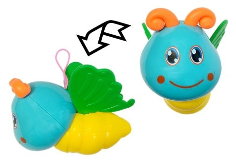 Różowa Kołyska dla Lalek z Grzechotką Bujane Łóżko LEAN Toys