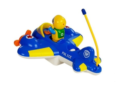 Samolot z Pilotem Zdalnie sterowany kierownicą LEAN Toys Samolot z Pilotem Zdalnie sterowany kierownicą LEAN Toys