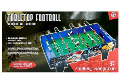 Stół Piłkarski Piłkarzyki Piłka Nożna Gra 70 cm LEAN Toys