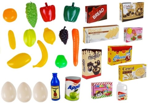 Wózek Marketowy Sklepowy z Akcesoriami LEAN Toys Wózek Marketowy Sklepowy z Akcesoriami LEAN Toys