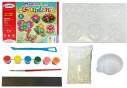 Zestaw Kreatywny DIY Gipsowe Magnesiki Ogrodowe LEAN Toys