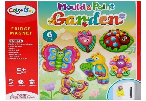 Zestaw Kreatywny DIY Gipsowe Magnesiki Ogrodowe LEAN Toys Zestaw Kreatywny DIY Gipsowe Magnesiki Ogrodowe LEAN Toys