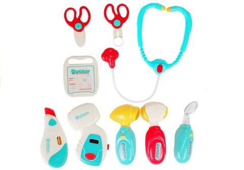 Zestaw Lekarski Narzędzia Lekarskie w Walizce Doktor Lekarz 9 El. LEAN Toys Zestaw Lekarski Narzędzia Lekarskie w Walizce Doktor Lekarz 9 El. LEAN Toys