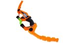 Zestaw Łuk 3 Strzały Sportowy Pomarańczowy 58 cm LEAN Toys