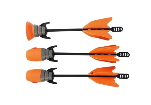 Zestaw Łuk 3 Strzały Sportowy Pomarańczowy 58 cm LEAN Toys Zestaw Łuk 3 Strzały Sportowy Pomarańczowy 58 cm LEAN Toys