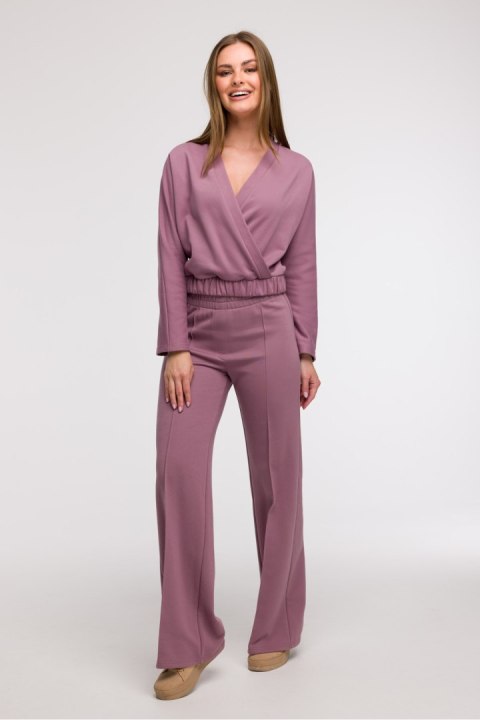 Bluza Damska Model B292 Wrzos - BeWear BeWear Bluza Damska Model B292 Wrzos - BeWear BeWear