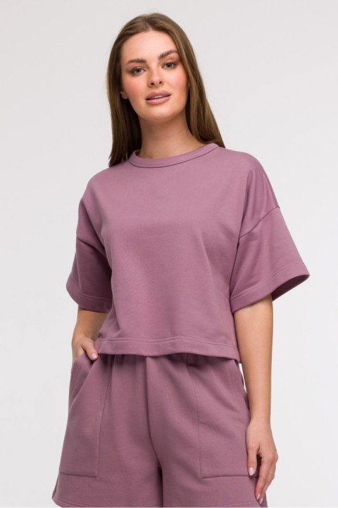 Bluza Damska Model B294 Wrzos - BeWear BeWear Bluza Damska Model B294 Wrzos - BeWear BeWear