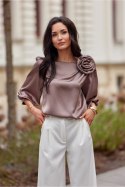 Bluzka Model Giana BRA BLU0178 Brown - Roco Fashion Roco Fashion