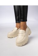 Damskie Mokasyny ? Kremowe MILANO BEIGE - Inello Inello