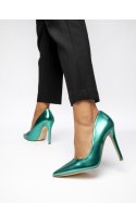 Damskie Szpilki LUMINA GREEN ? Eleganckie i Stylowe Buty na Obcasie - Inello Inello