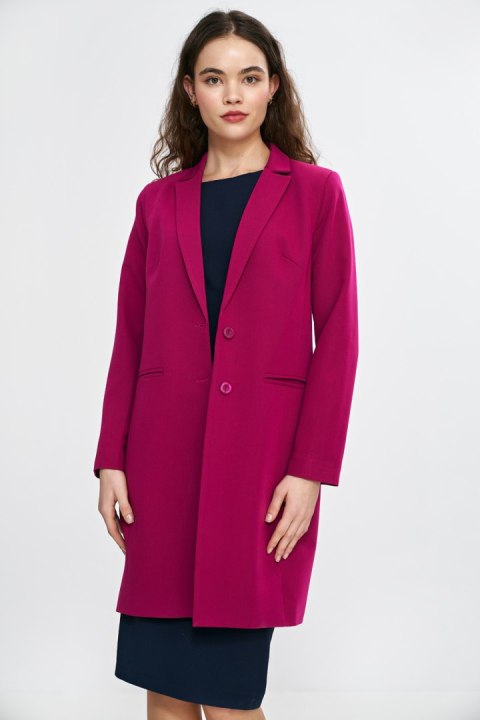 Marynarka płaszczyk Z81 Fuksja - Nife Nife