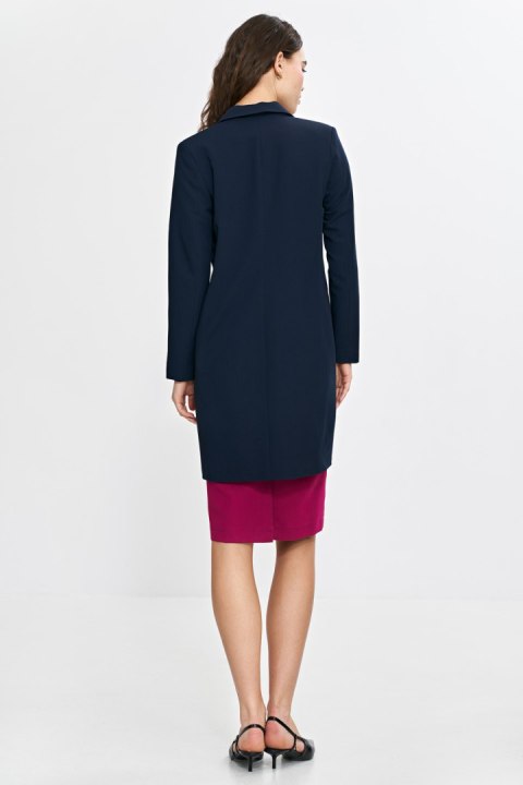 Marynarka płaszczyk Z81 Navy - Nife Nife