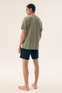 Piżama Męska Model Sleeper 42614-77X Green/Navy - Henderson Henderson