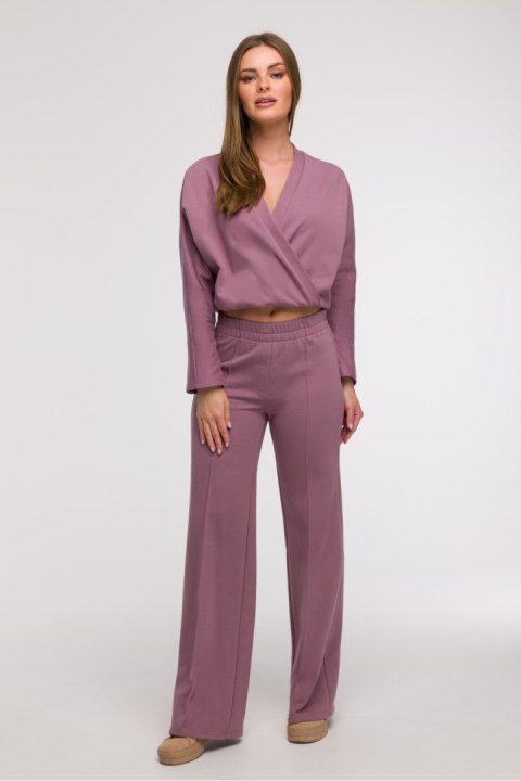 Spodnie Dresowe Model B296 Wrzos - BeWear BeWear