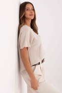 Sweter Damski Model MO-SW-0702.36 Beige - Italy Moda Italy Moda