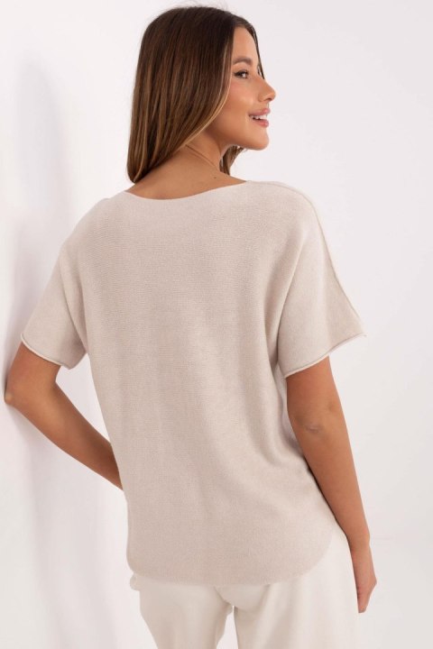 Sweter Damski Model MO-SW-0702.36 Beige - Italy Moda Italy Moda Sweter Damski Model MO-SW-0702.36 Beige - Italy Moda Italy Moda
