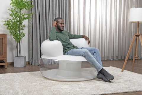 Dmuchany Fotel Biały 112 x 112 x 70 cm Bestway 75138 Bestway Dmuchany Fotel Biały 112 x 112 x 70 cm Bestway 75138 Bestway