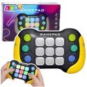 Elektroniczna Gra Zręcznościowa Game Pad Pop-It LED 5 Trybów LEAN Toys