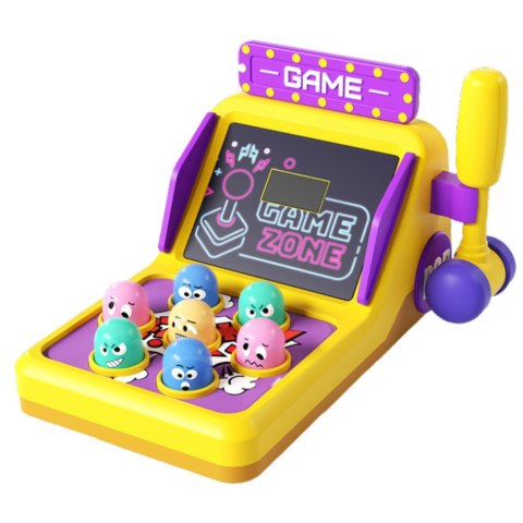 Gra Zręcznościowa Whack A Mole Automat Z Młotkiem Światła Dźwięki LEAN Toys Gra Zręcznościowa Whack A Mole Automat Z Młotkiem Światła Dźwięki LEAN Toys
