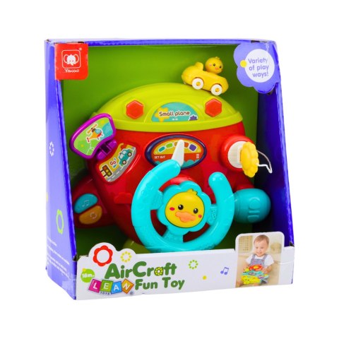 Interaktywny Samolot Tablica Kokpit Wielofukncyjna Mały Pilot Dźwięki LEAN Toys