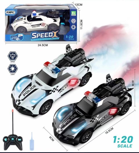 Pojazd Policja R/C Biały LoveStory