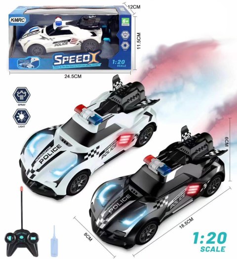 Pojazd Policja R/C Czarny LoveStory Pojazd Policja R/C Czarny LoveStory