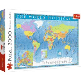 Puzzle - 2000 - Polityczna mapa świata 27099 Trefl Puzzle